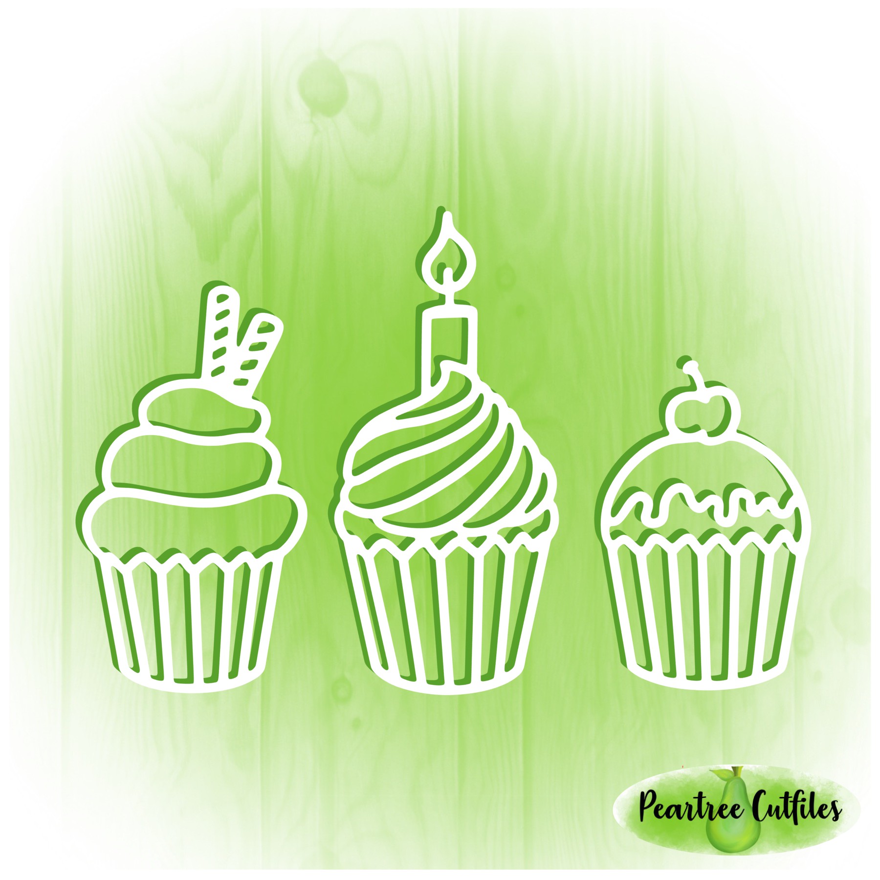 Trio of Cupcakes