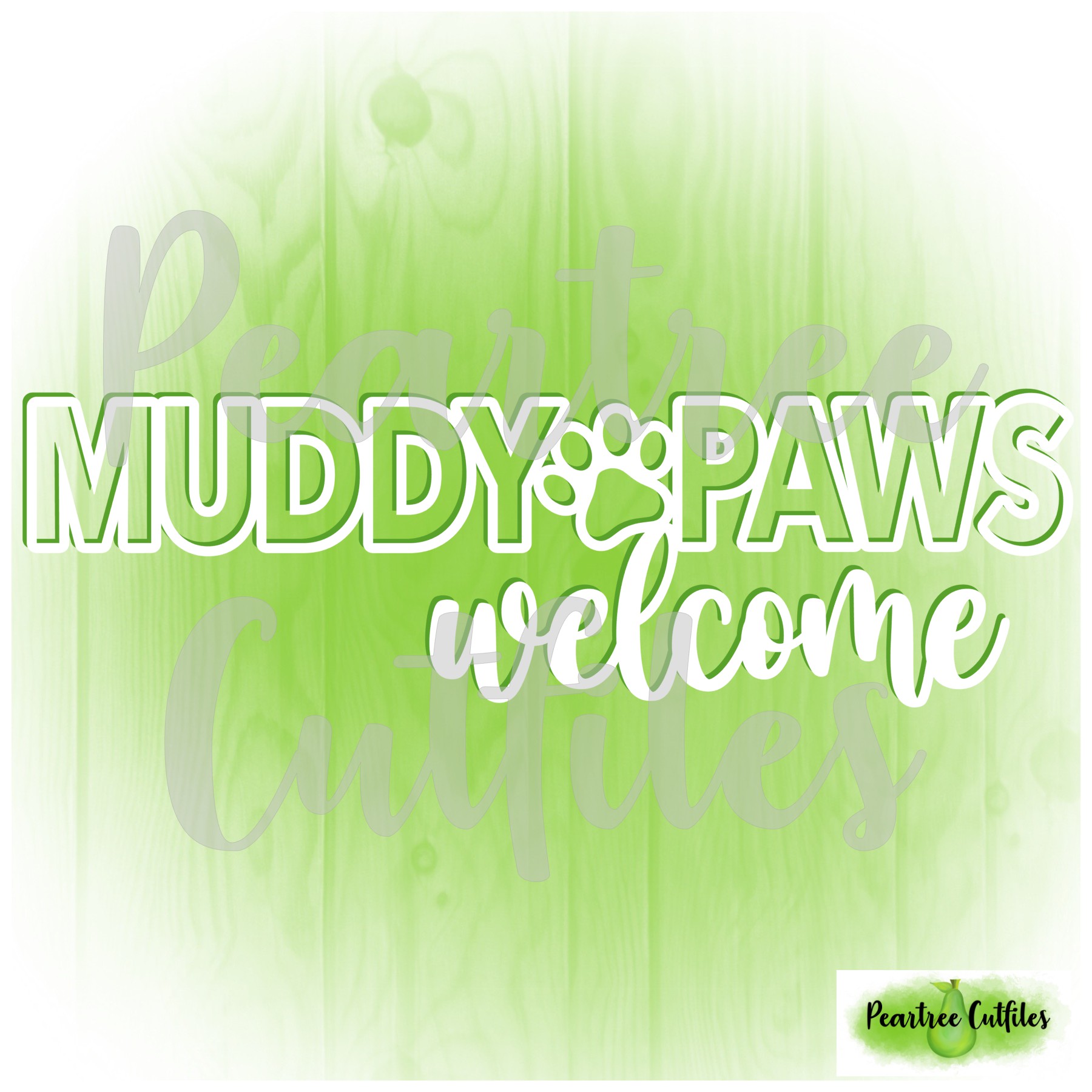 Muddy Paws Peartree Cutfiles