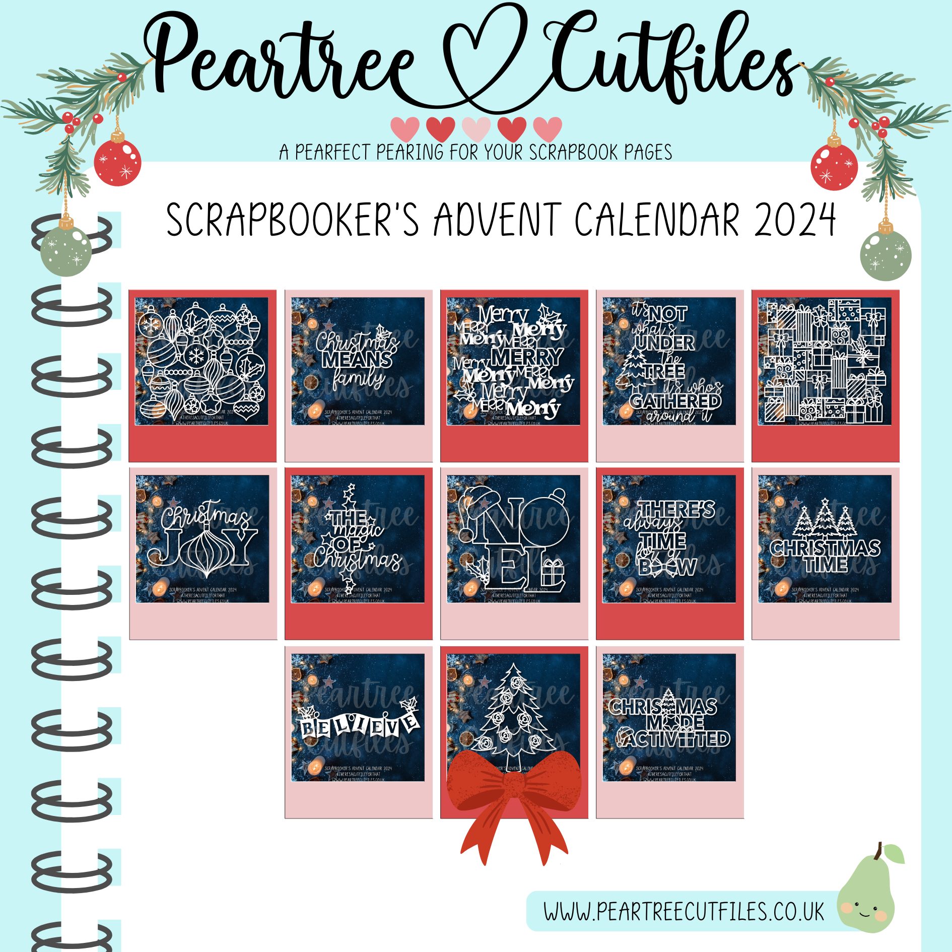 2024 Scrapbookers Advent Calendar (digital)