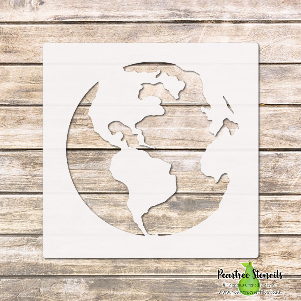 Globe Stencil Peartree Cutfiles