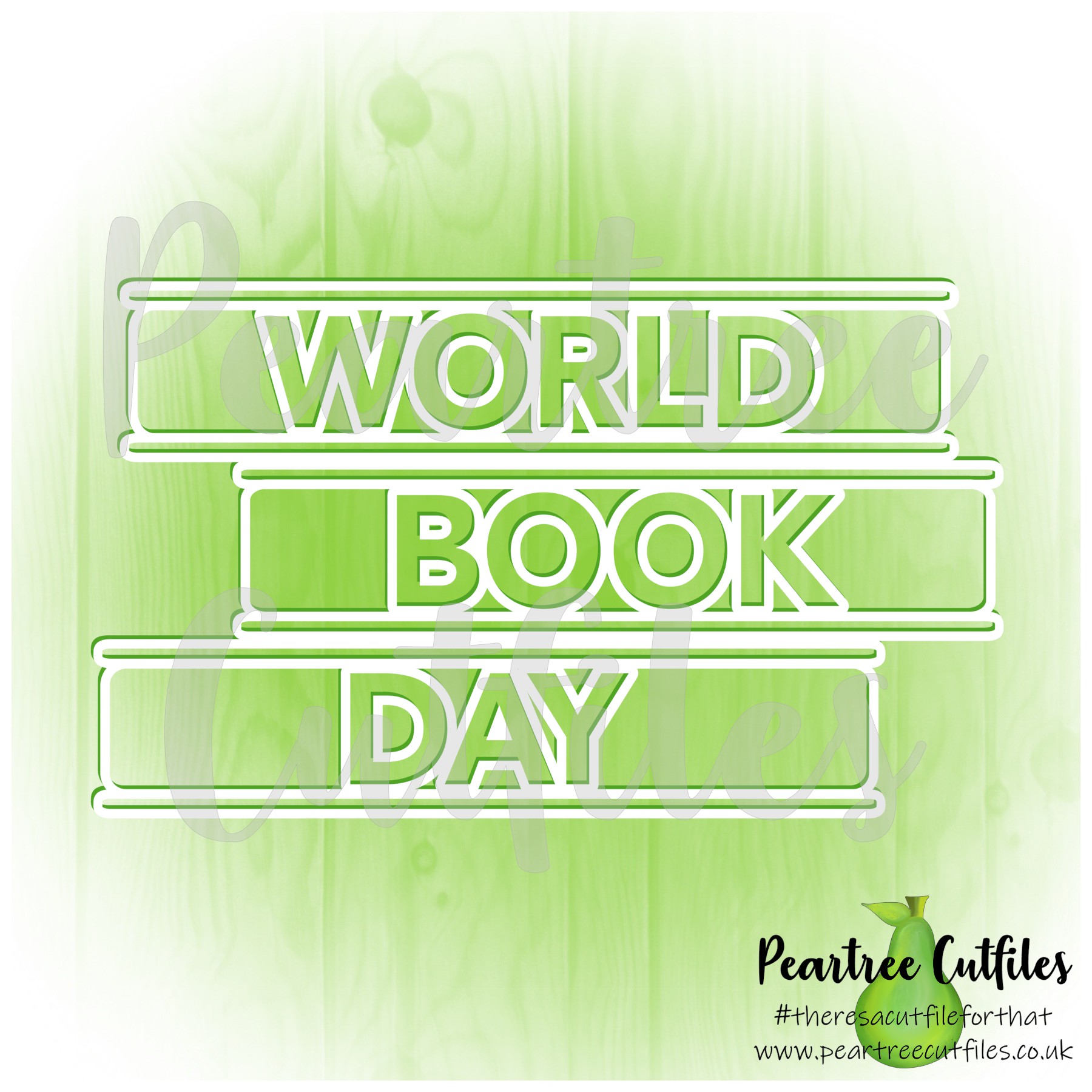World Book Day Peartree Cutfiles