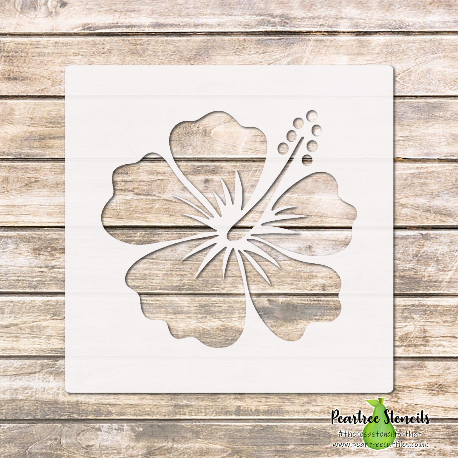Giant Hibiscus Stencil – Peartree Cutfiles