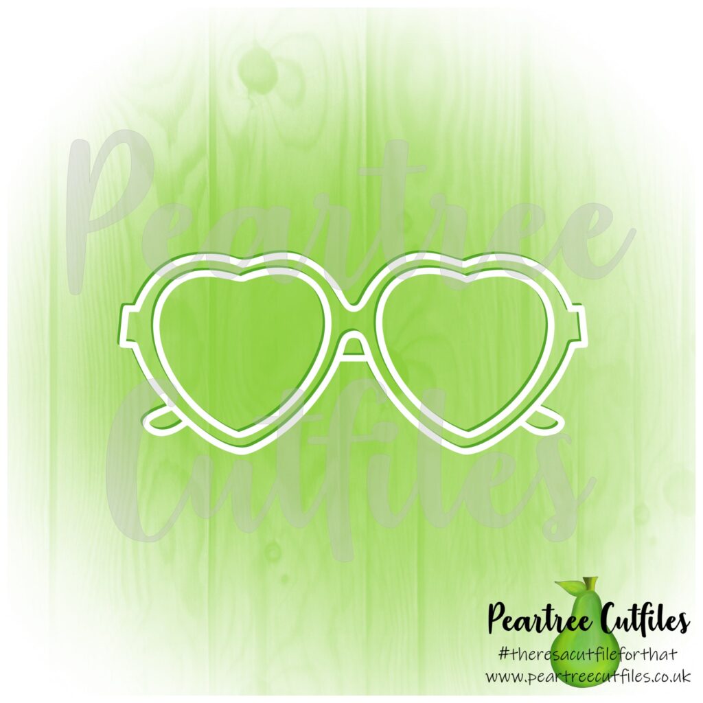 Heart Sunglasses Peartree Cutfiles