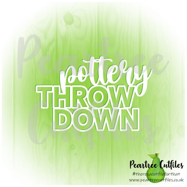 Pottery Throw Down Peartree Cutfiles