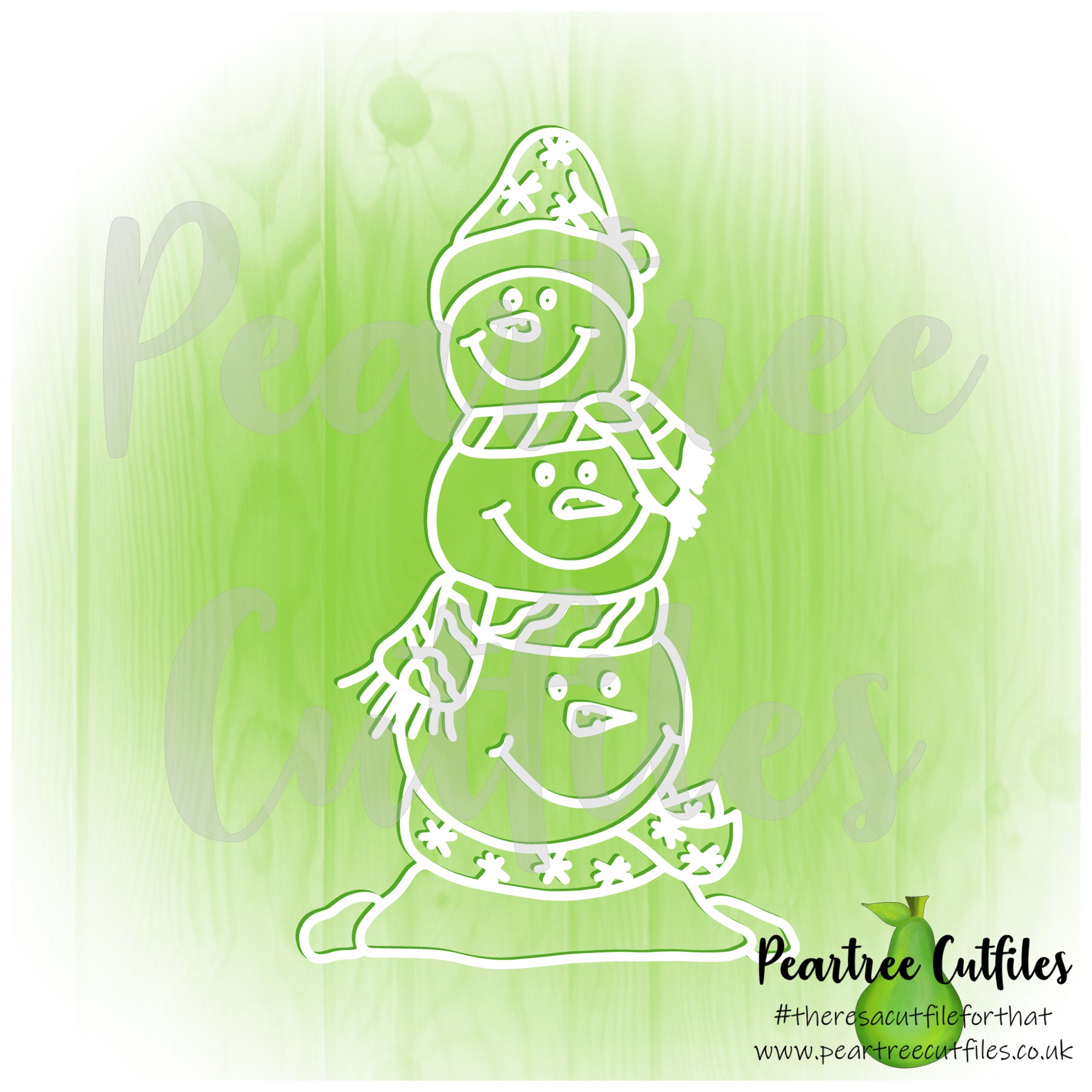 Stacked Snowmen