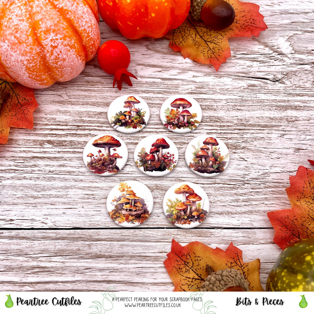 Autumn Mushrooms Flair