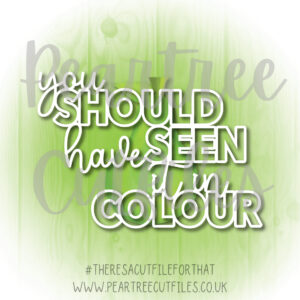 You Should Have Seen it in Colour