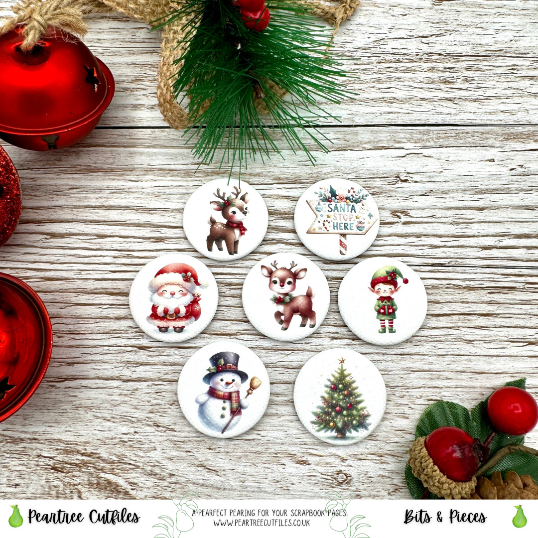 Cute Christmas Characters Flair