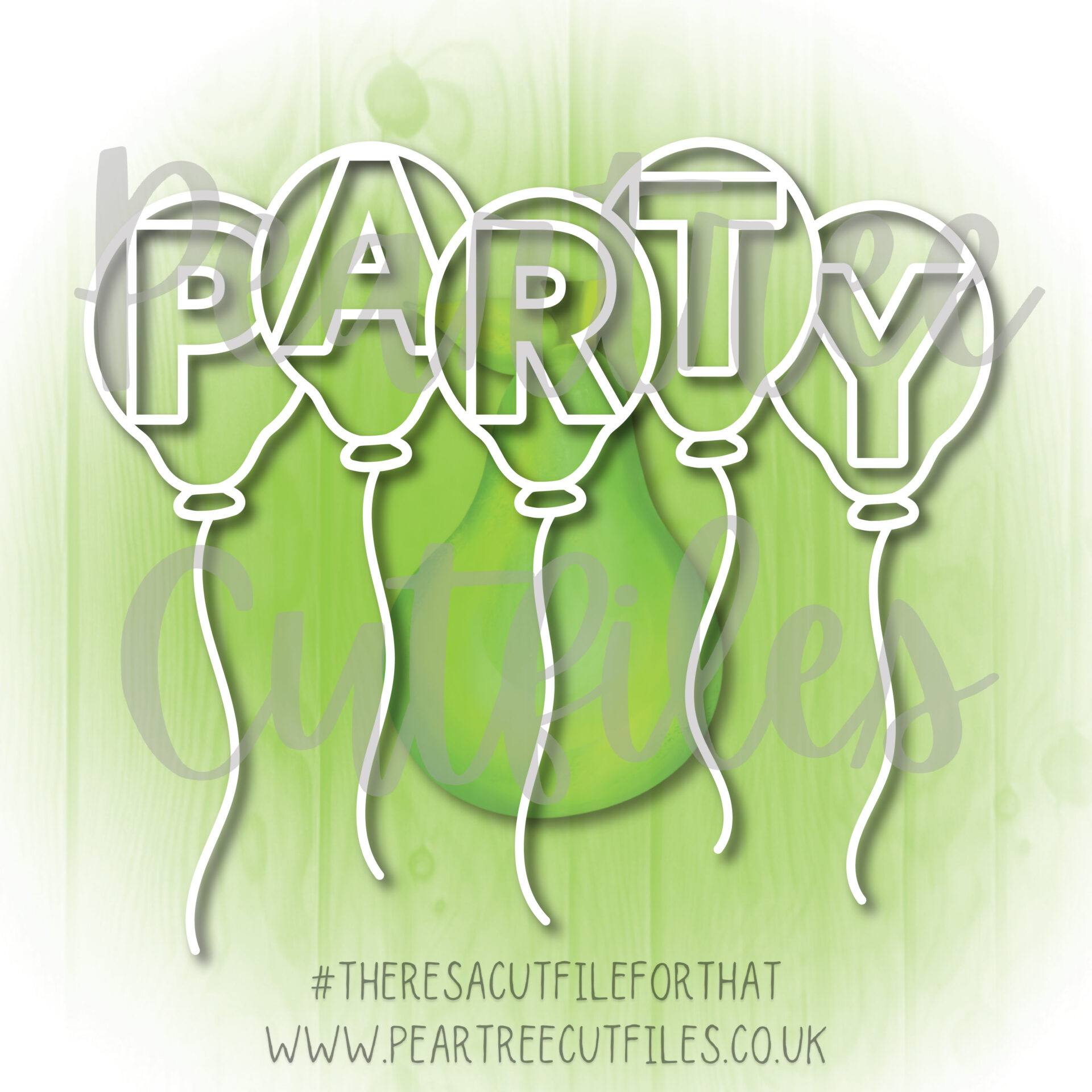Party Balloons Peartree Cutfiles