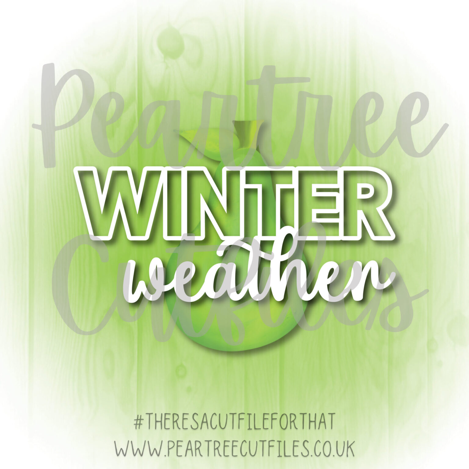 Winter Weather Peartree Cutfiles
