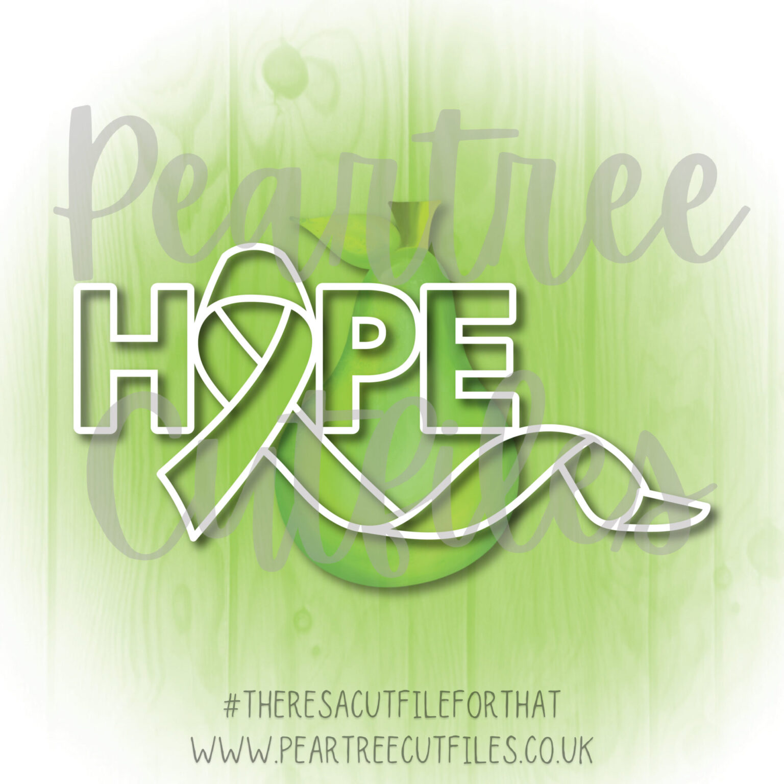 Hope Awareness Ribbon – Peartree Cutfiles