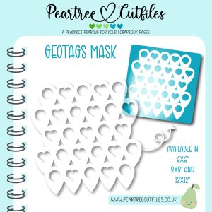Geotags Mask Stencil