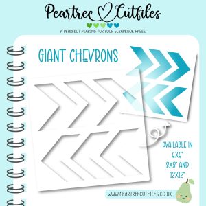Giant Chevrons Stencil